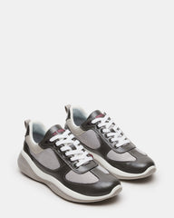 PICOLO Grey Low-Top Lace-Up Men's Sneaker | Steve Madden Sale