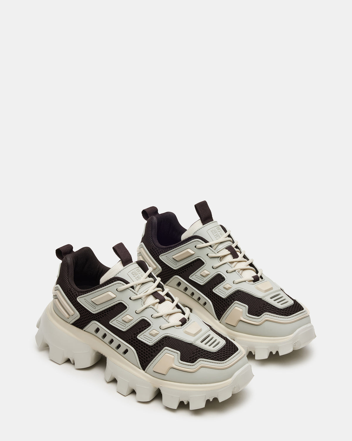 PONCE Cream Multi Chunky Sole Lace Up Men's Sneaker | Steve Madden for Sale