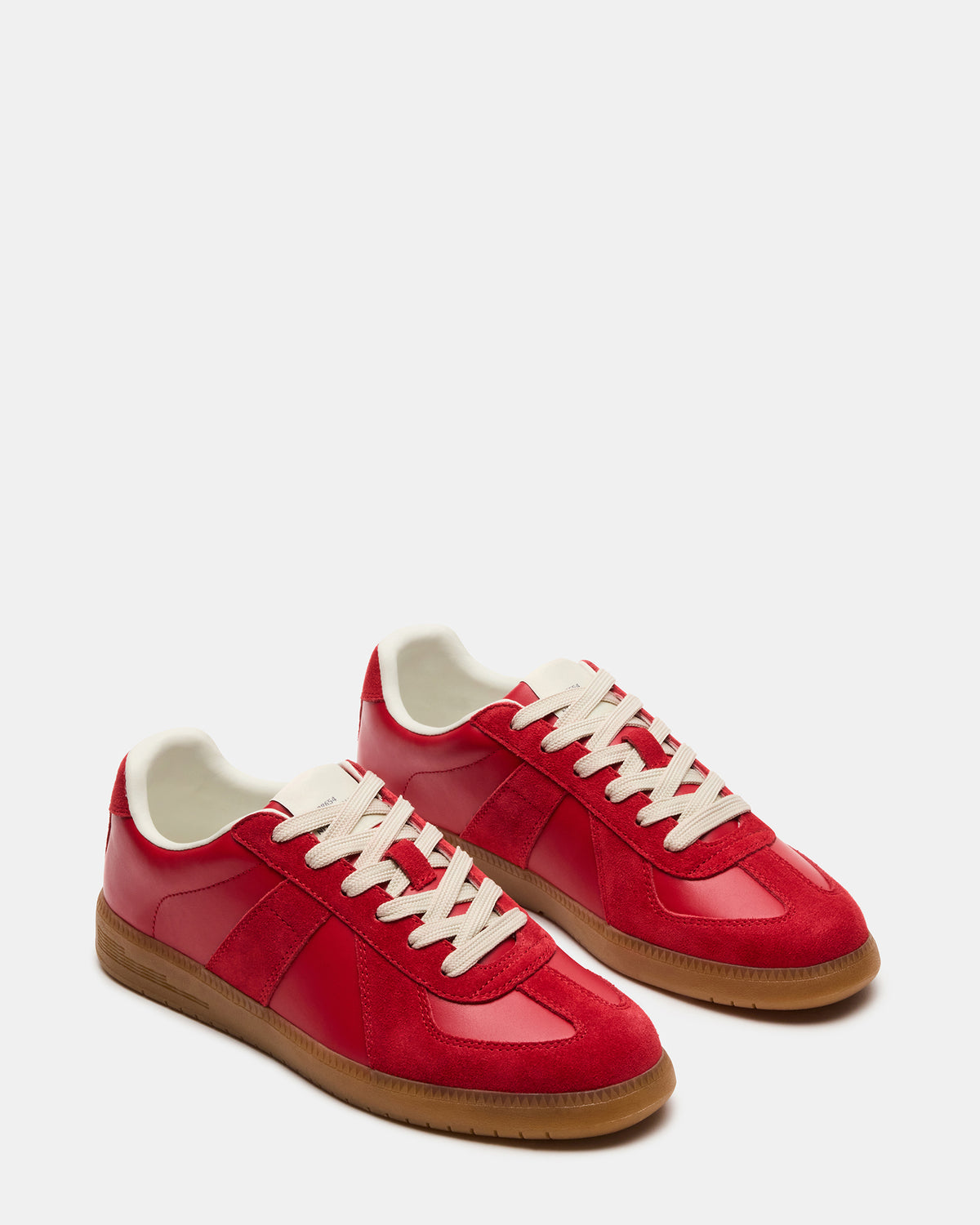 DIXON Red Low-Top Panel Men's Sneaker | Steve Madden on Sale