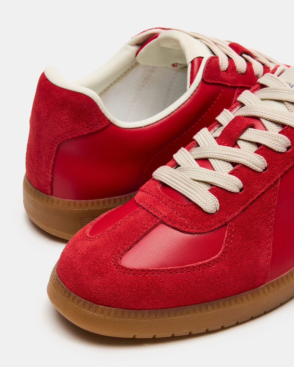 DIXON Red Low-Top Panel Men's Sneaker | Steve Madden on Sale