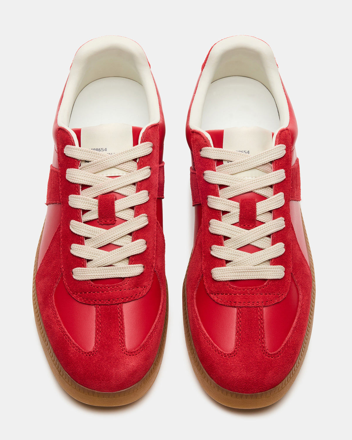 DIXON Red Low-Top Panel Men's Sneaker | Steve Madden on Sale