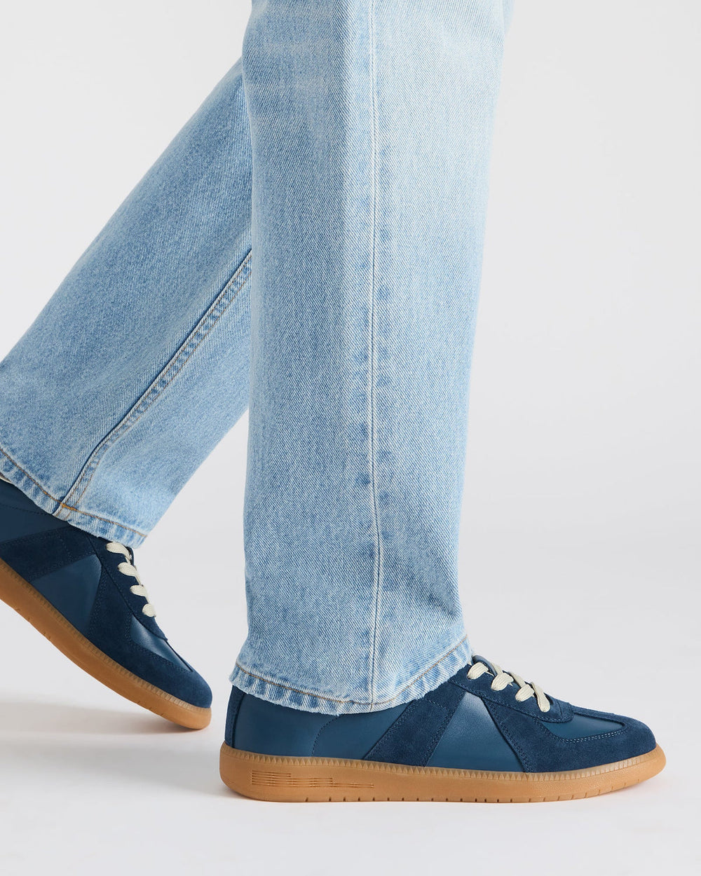 DIXON Navy Suede Low-Top Panel Men's Sneaker | Steve Madden near me