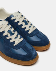 DIXON Navy Suede Low-Top Panel Men's Sneaker | Steve Madden near me