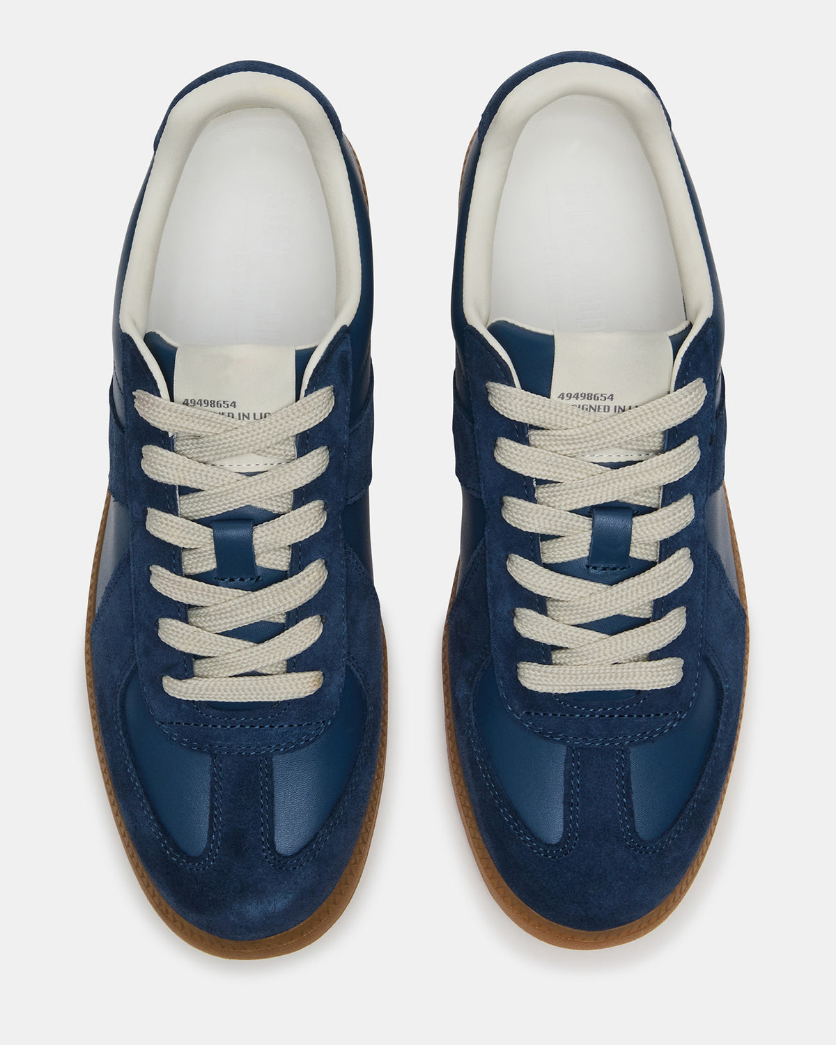DIXON Navy Suede Low-Top Panel Men's Sneaker | Steve Madden near me