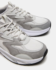 YGOR Grey Multi Men's Low-Top Lace-Up Sneaker | Steve Madden discount