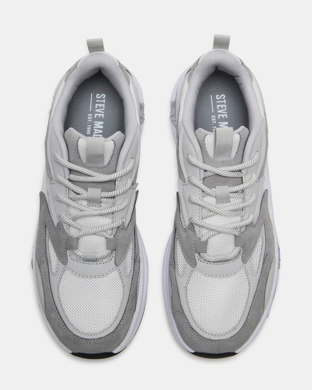 YGOR Grey Multi Men's Low-Top Lace-Up Sneaker | Steve Madden discount