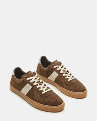 BRADY Taupe Suede Low-Top Lace-Up Men's Sneaker | Steve Madden US