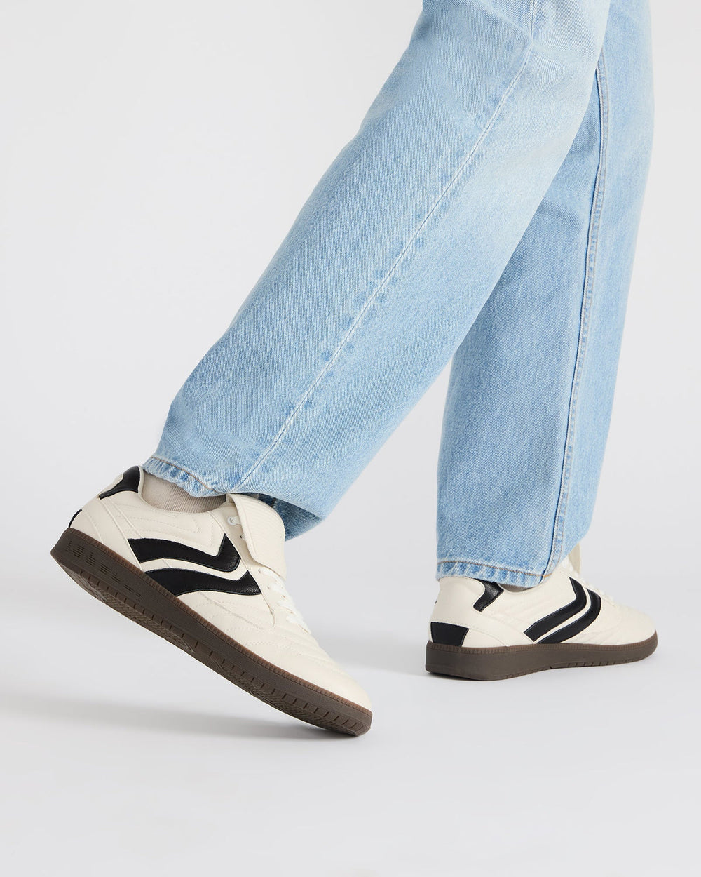 JANOS White Leather Low-Top Lace-Up Men's Sneaker | Steve Madden for Sale