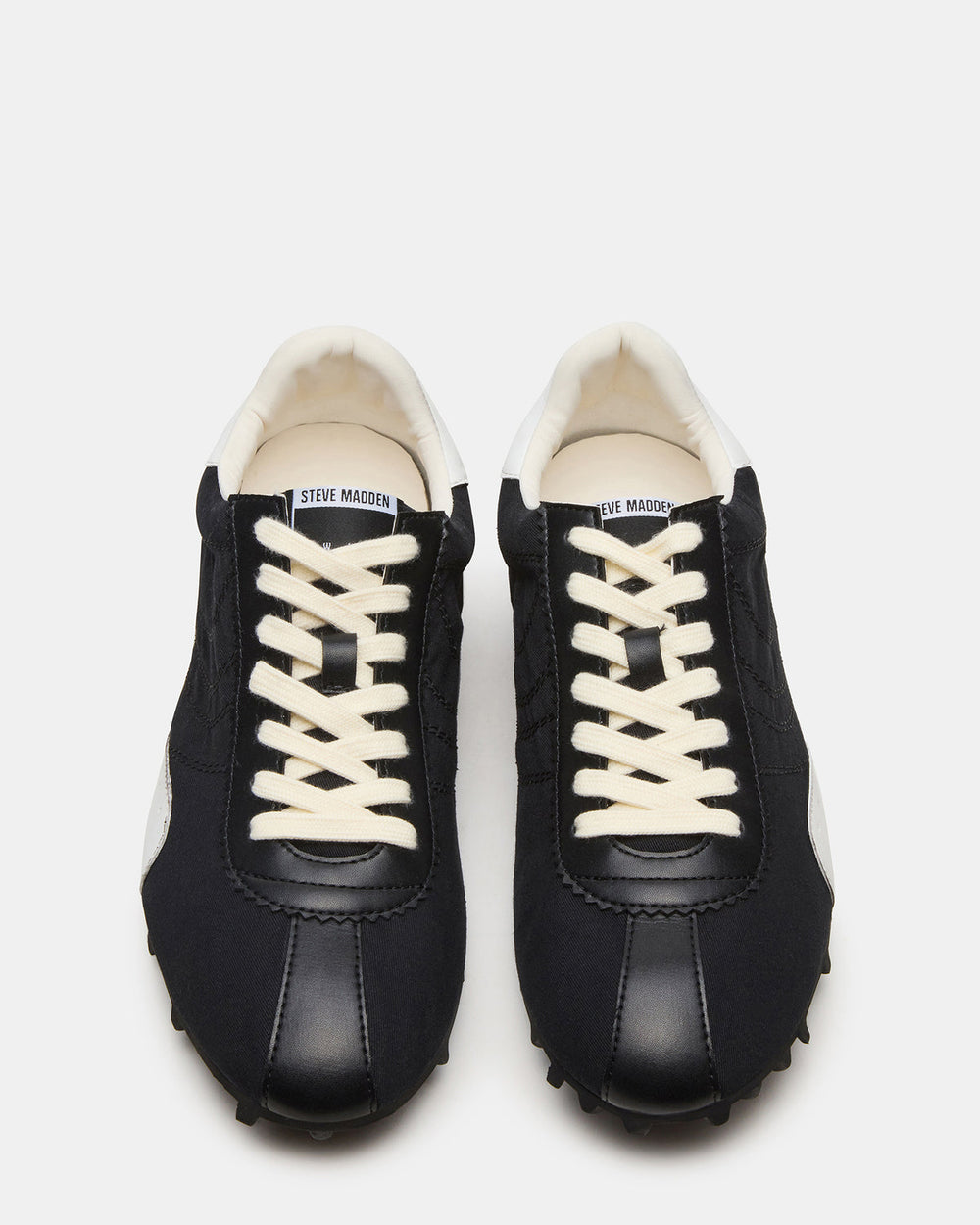 PUZZLE Black Low-Top Lace-Up Men's Sneaker | Steve Madden on Sale