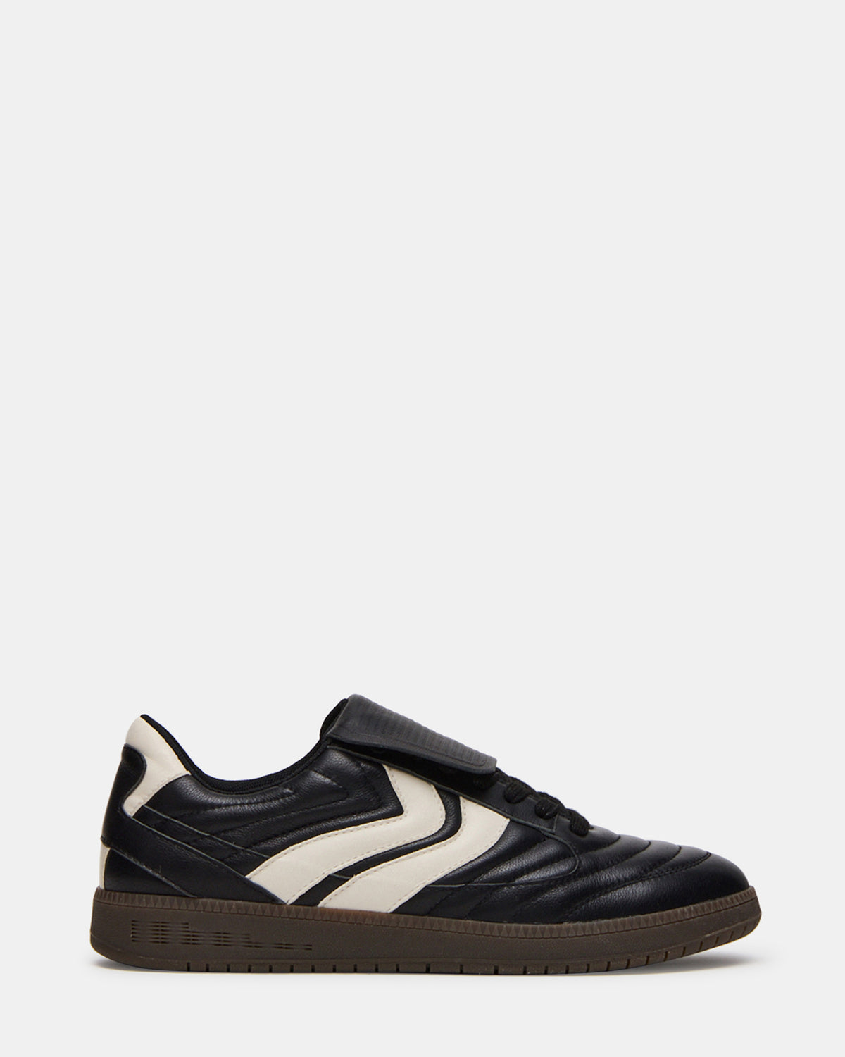 JANOS Black Leather Low-Top Lace-Up Men's Sneaker | Steve Madden near me