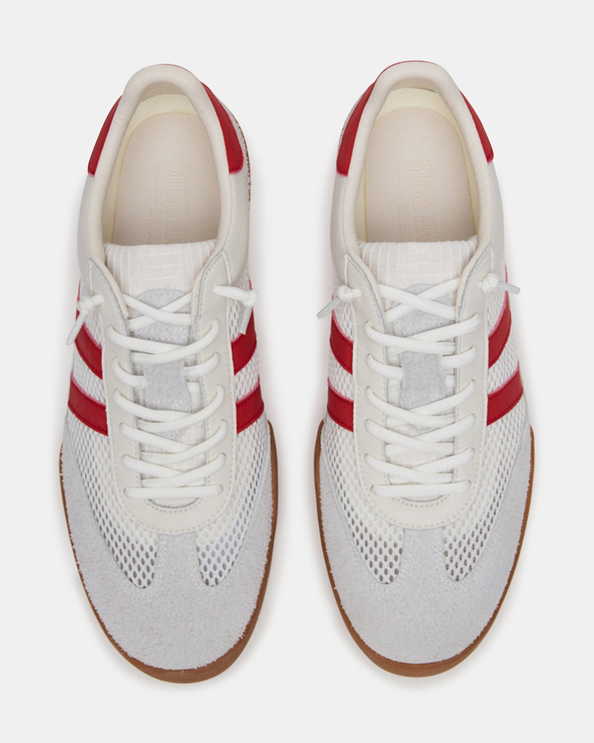 VIENTO White Multi Low-Top Lace-Up Men's Sneakers | Steve Madden US