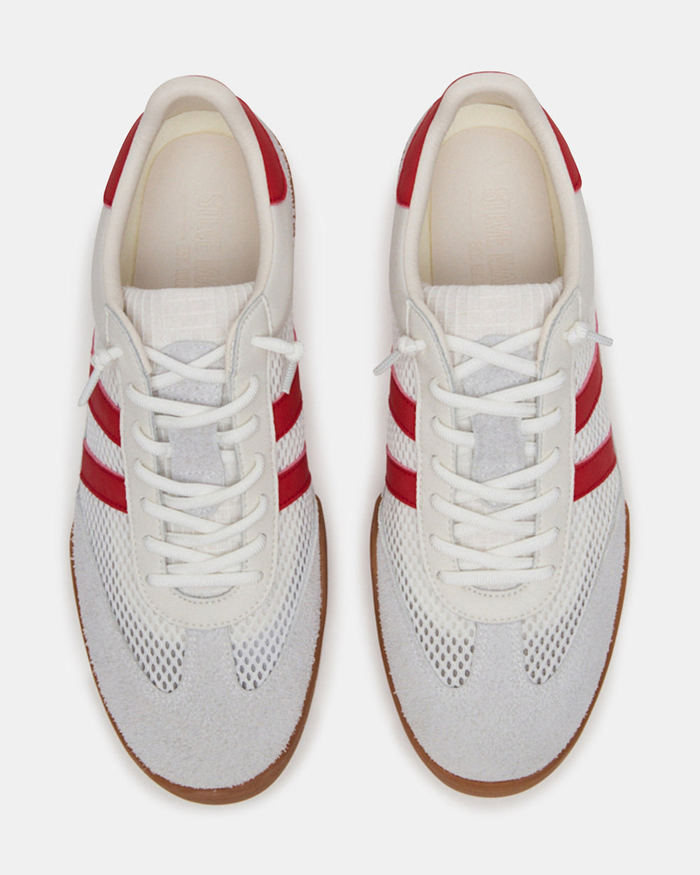 VIENTO White Multi Low-Top Lace-Up Men's Sneakers | Steve Madden US