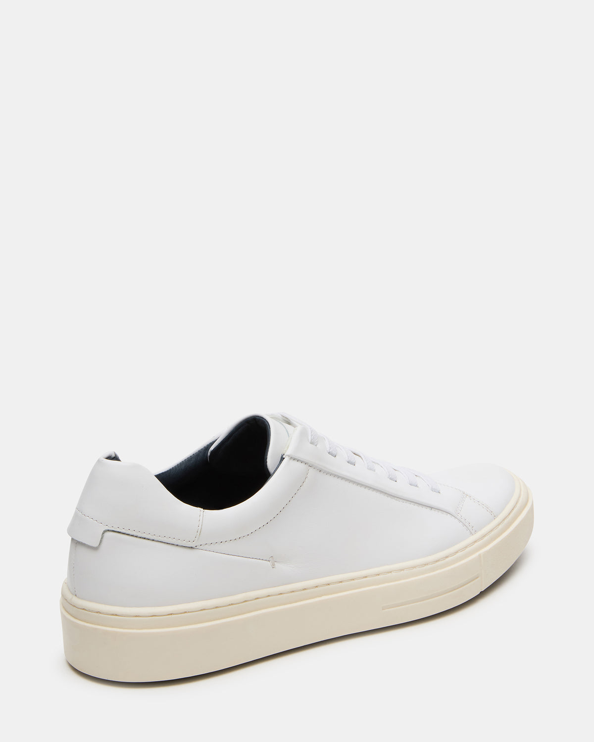 ZOII White Leather Men's Low-Top Lace-Up Sneaker | Steve Madden Sale