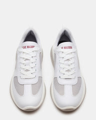 PICOLO White Low-Top Lace-Up Men's Sneaker | Steve Madden on Sale