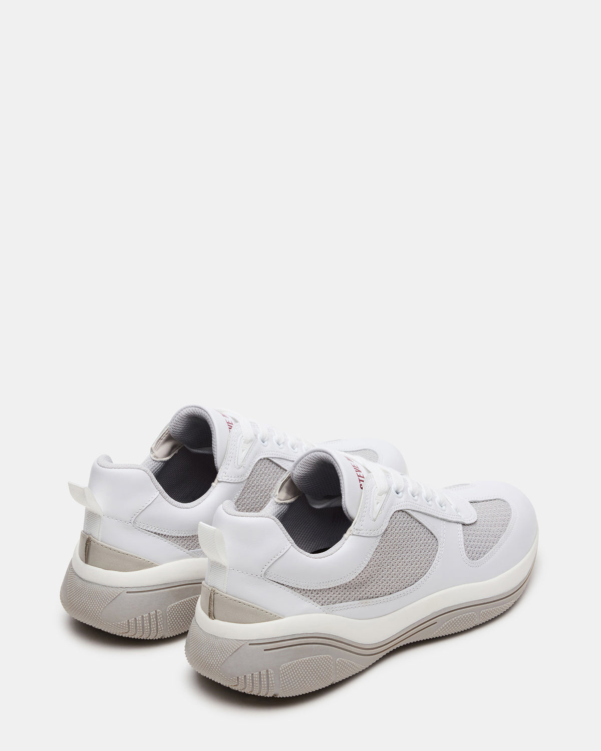 PICOLO White Low-Top Lace-Up Men's Sneaker | Steve Madden on Sale