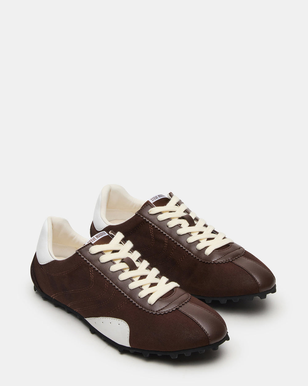 PUZZLE Brown Low-Top Lace-Up Men's Sneaker | Steve Madden discount
