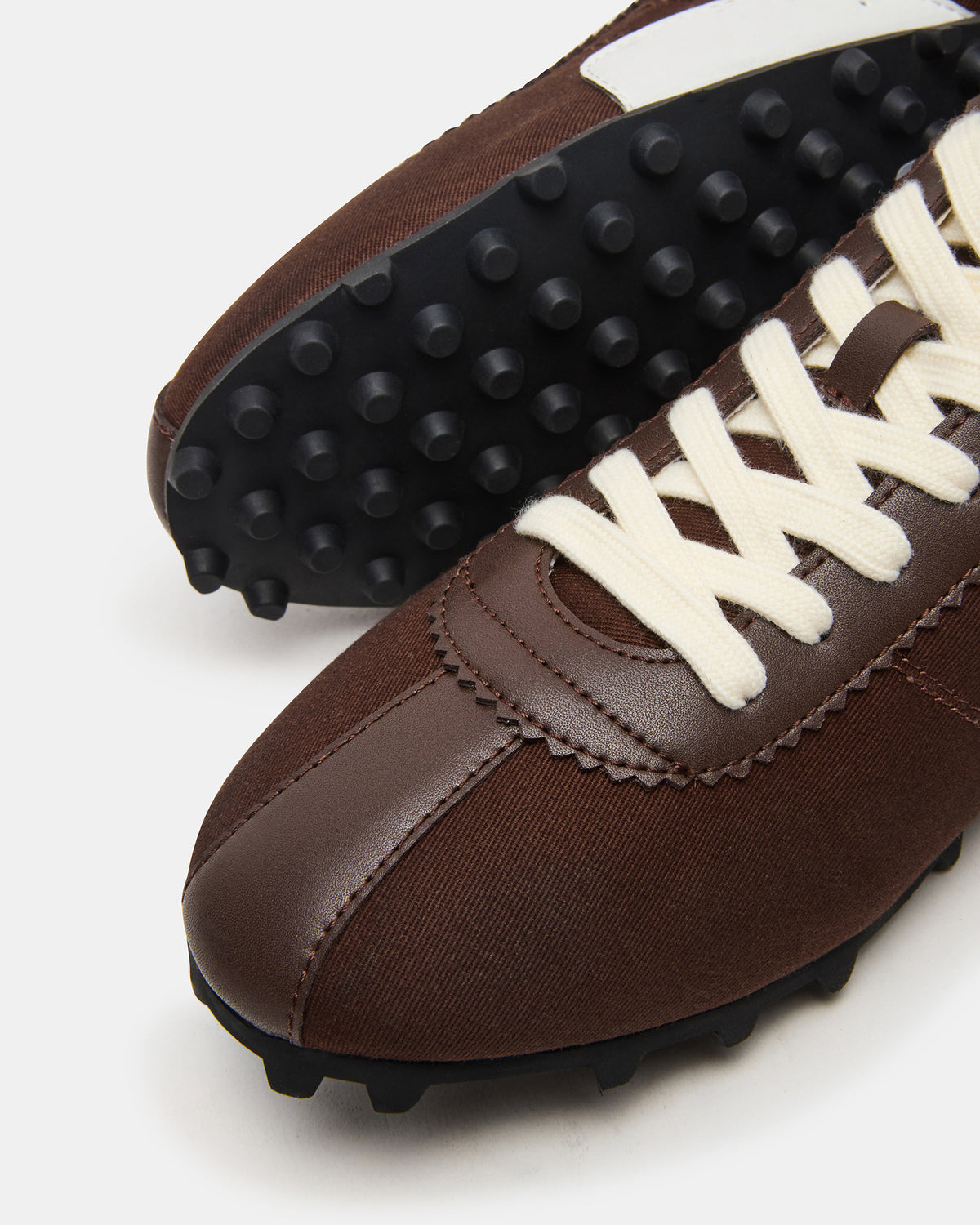 PUZZLE Brown Low-Top Lace-Up Men's Sneaker | Steve Madden discount
