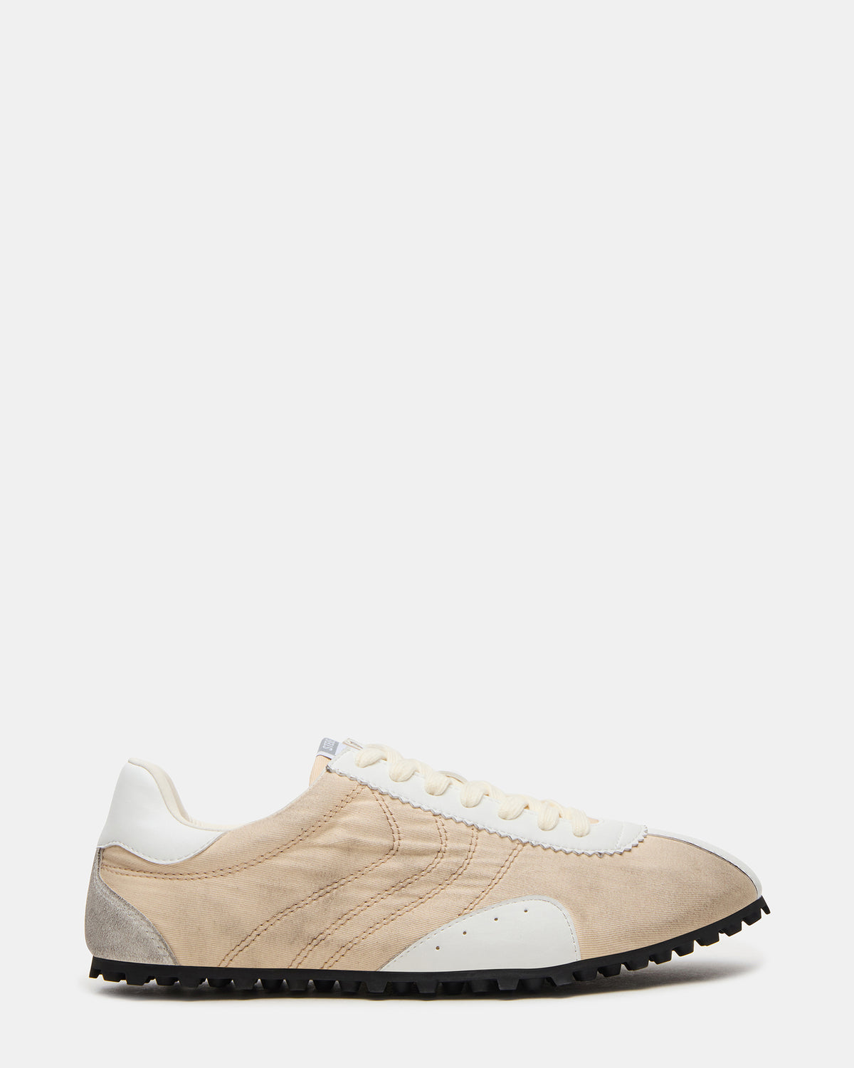 PUZZLE Cream Low-Top Lace-Up Men's Sneaker | Steve Madden US