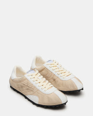 PUZZLE Cream Low-Top Lace-Up Men's Sneaker | Steve Madden US