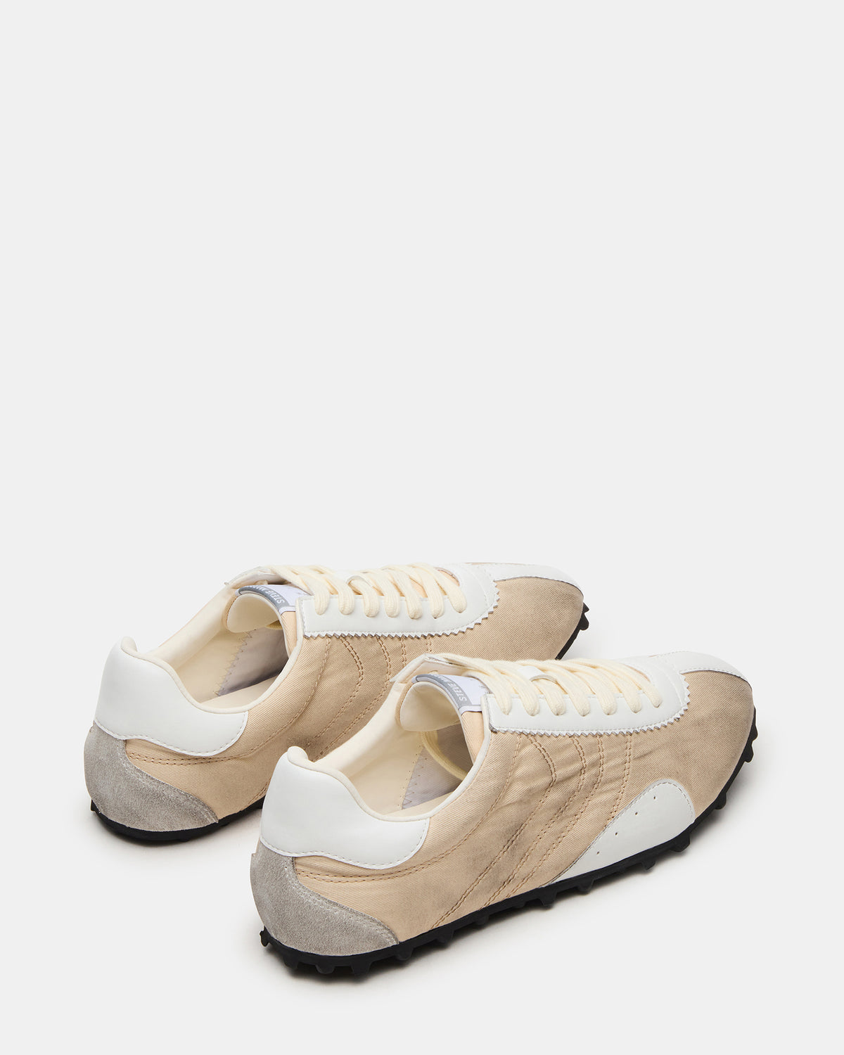 PUZZLE Cream Low-Top Lace-Up Men's Sneaker | Steve Madden US