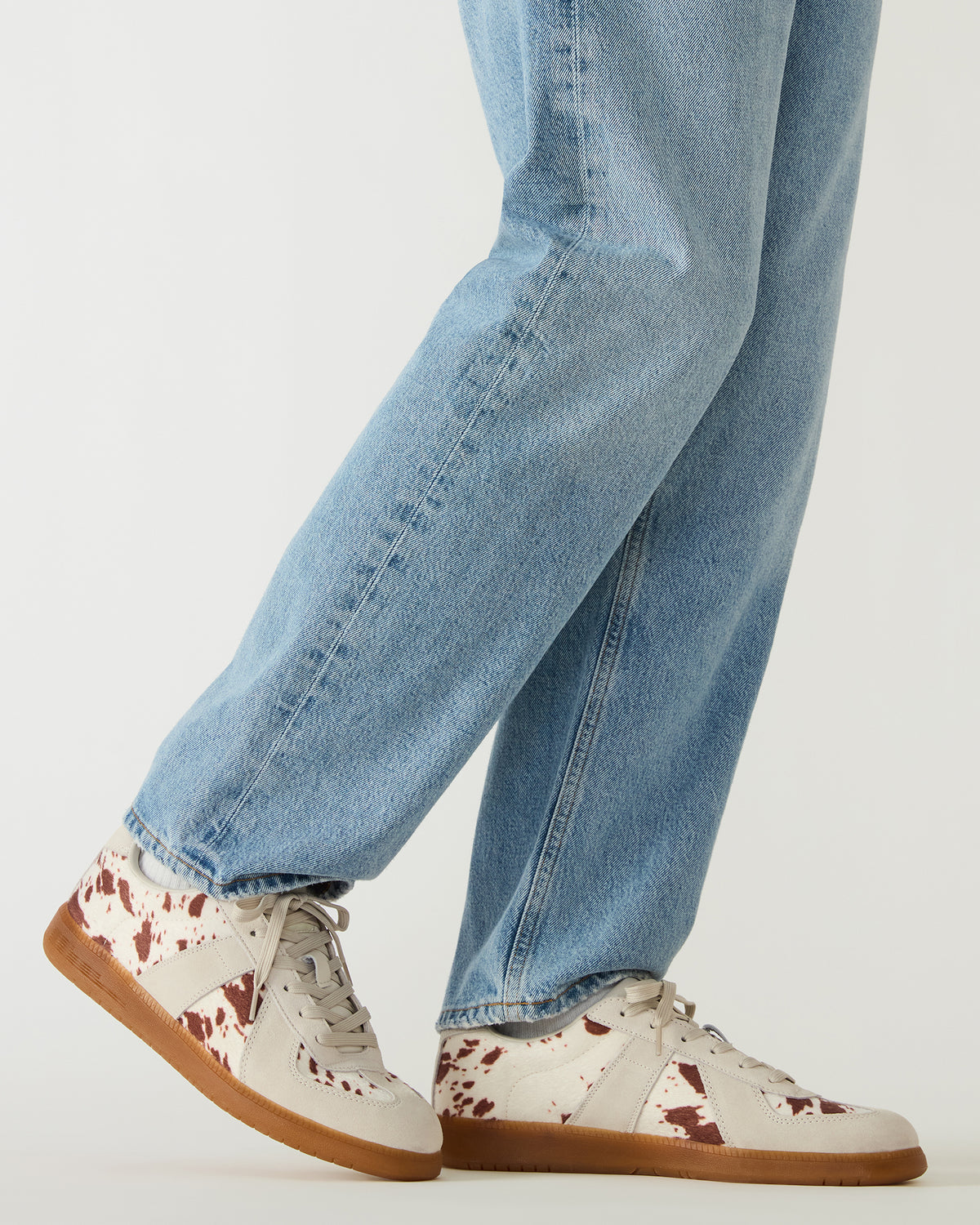 DIXON Brown Multi Low-Top Panel Men's Sneaker | Steve Madden outlet