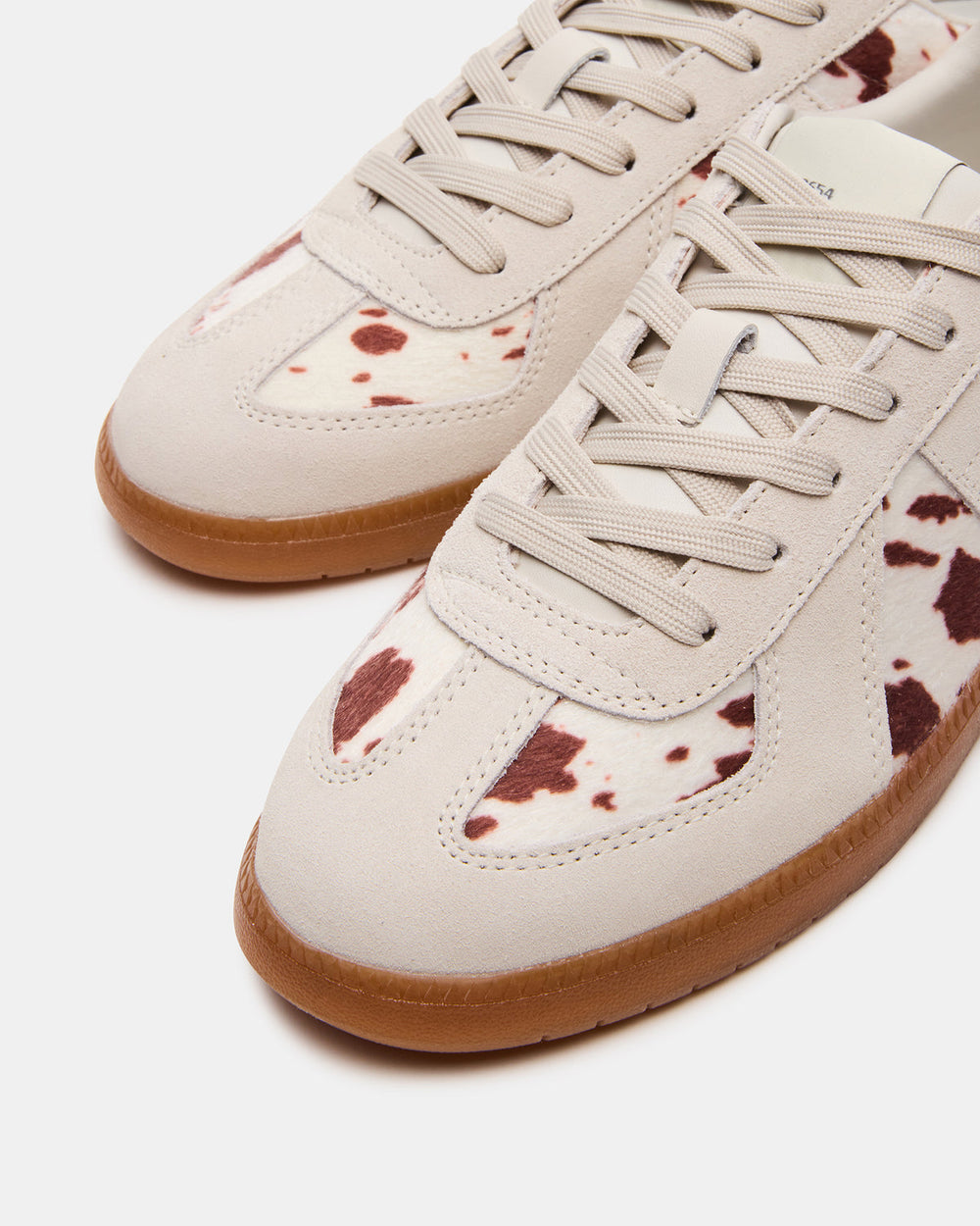 DIXON Brown Multi Low-Top Panel Men's Sneaker | Steve Madden outlet