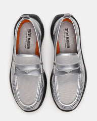 PARRISH Silver Low-Top Slip-On Men's Sneaker | Steve Madden for Sale