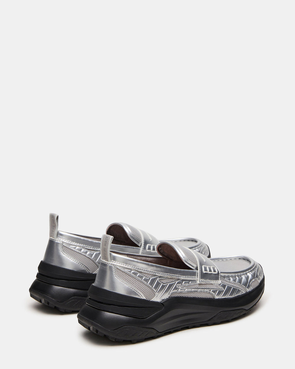 PARRISH Silver Low-Top Slip-On Men's Sneaker | Steve Madden for Sale