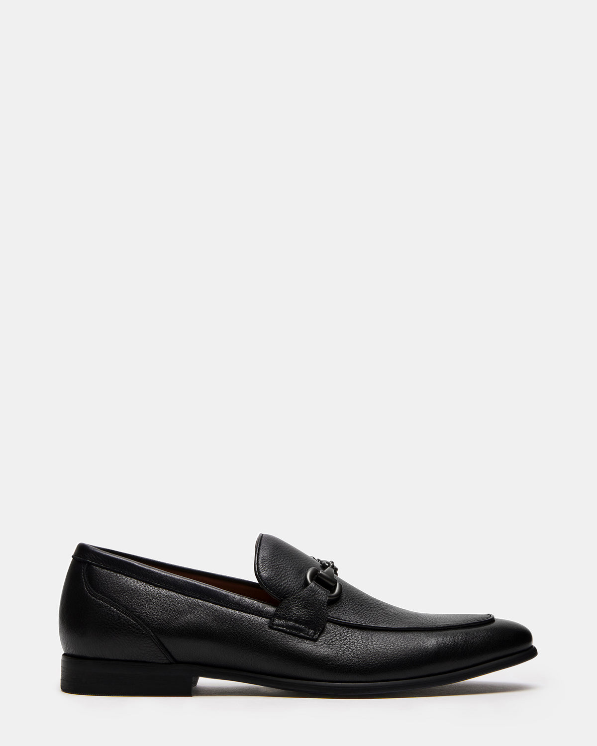 JAYSHAN Black Leather Men's Dress Loafer | Steve Madden discount
