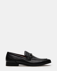 JAYSHAN Black Leather Men's Dress Loafer | Steve Madden discount
