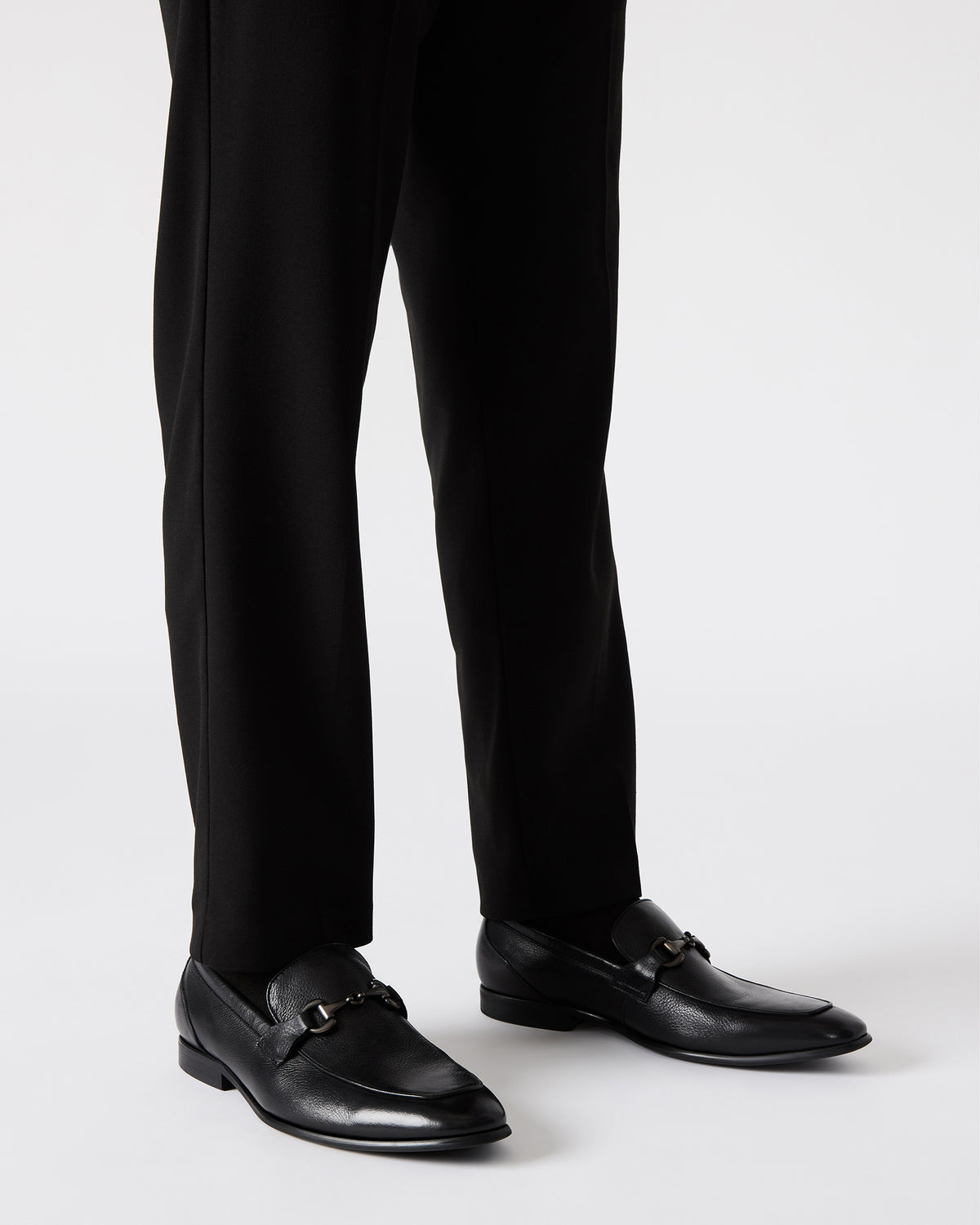 JAYSHAN Black Leather Men's Dress Loafer | Steve Madden discount