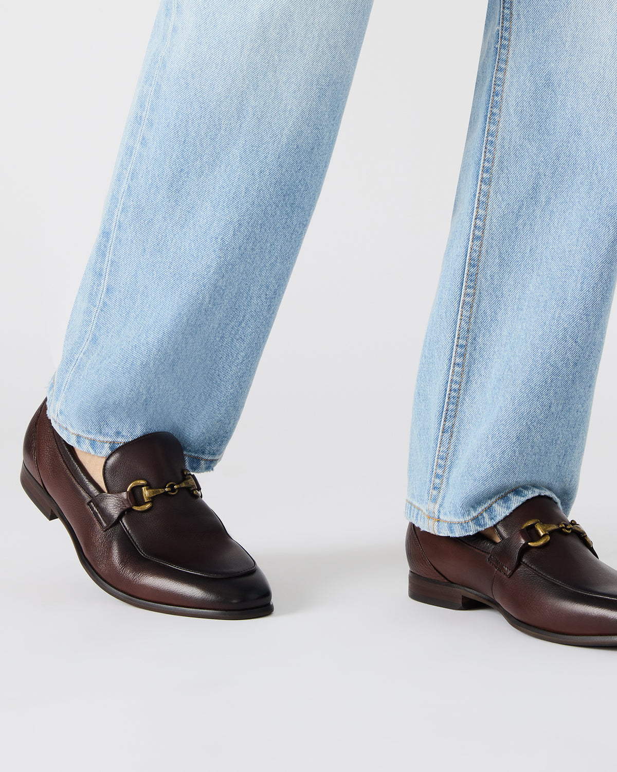 JAYSHAN Brown Leather Men's Dress Loafer | Steve Madden US