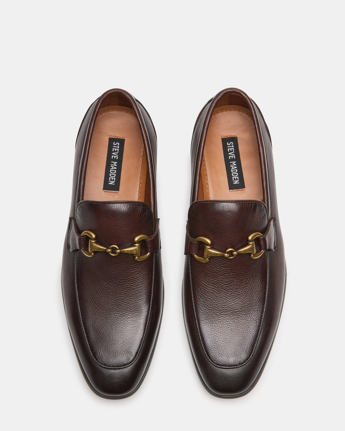 JAYSHAN Brown Leather Men's Dress Loafer | Steve Madden US