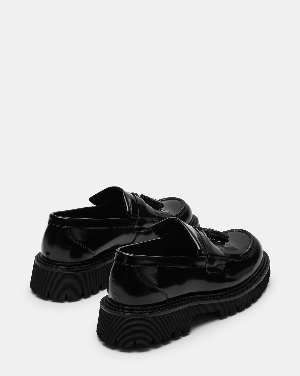 ZEV Black Box Lug Sole Dress Men's Loafer | Steve Madden Sale