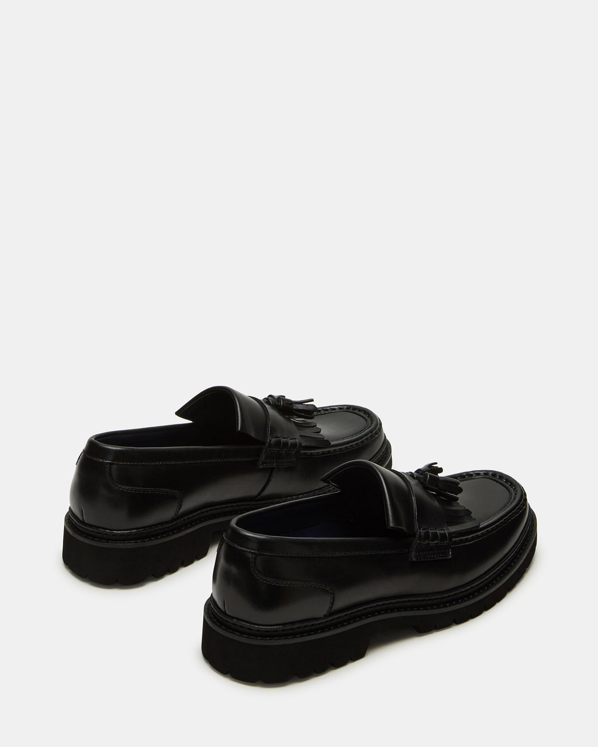 ARTHUS Black Leather Slip-On Tassel Men's Loafer | Steve Madden near me