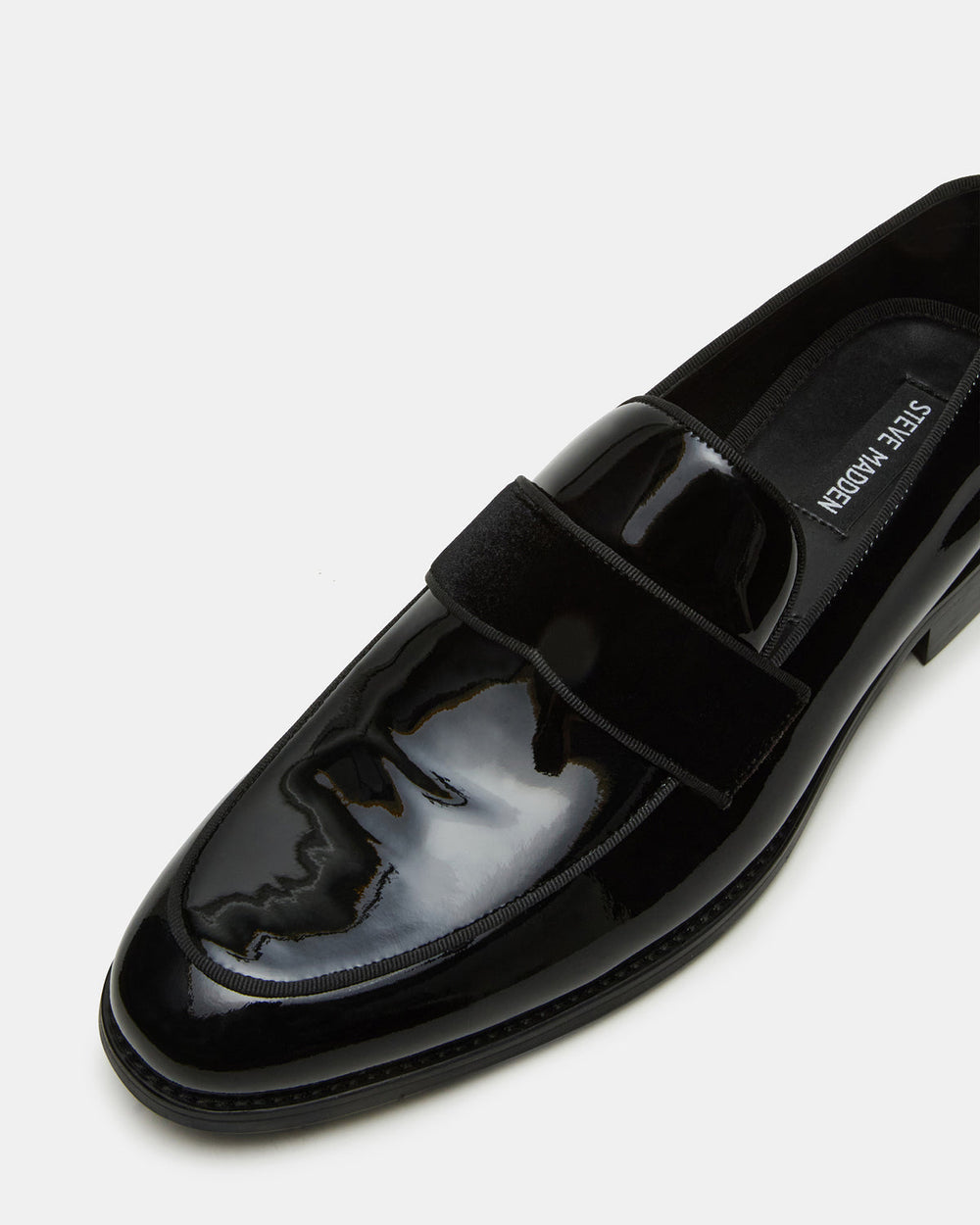 ESCADA Black/Black Slip-On Men's Dress Loafer | Steve Madden discount