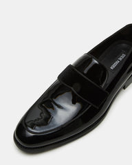 ESCADA Black/Black Slip-On Men's Dress Loafer | Steve Madden discount