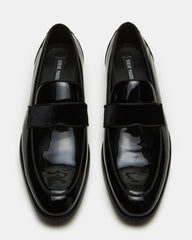 ESCADA Black/Black Slip-On Men's Dress Loafer | Steve Madden discount