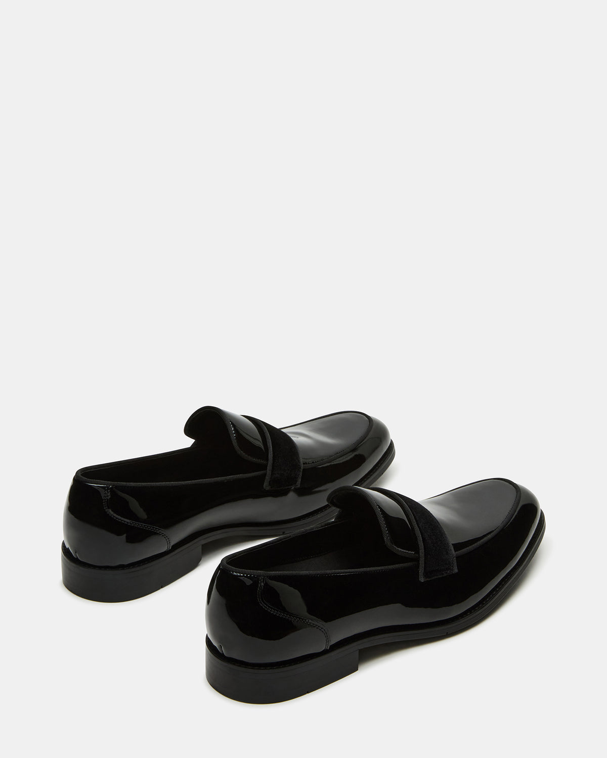 ESCADA Black/Black Slip-On Men's Dress Loafer | Steve Madden discount