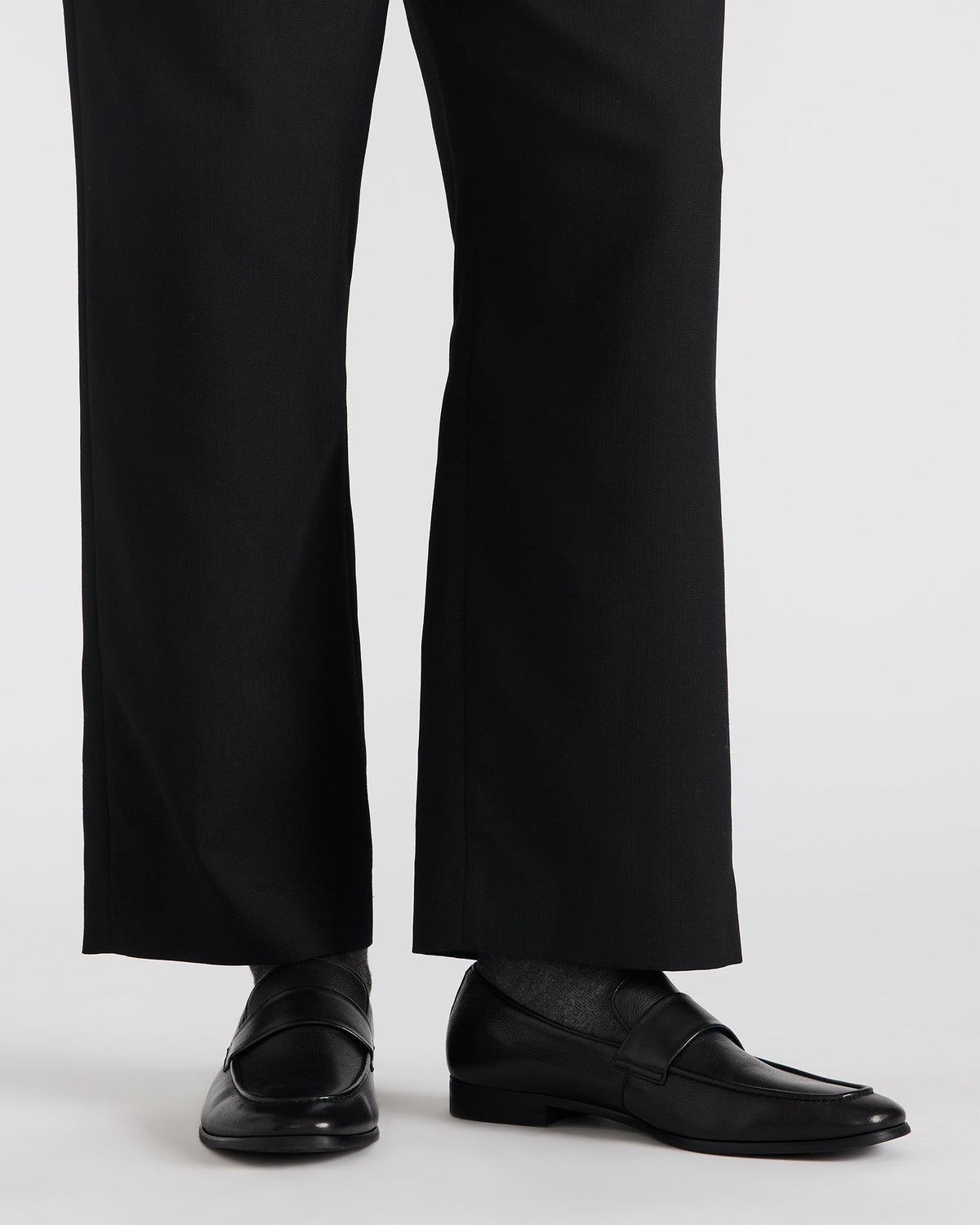 BISCUIT Black Leather Slip-On Men's Dress Loafer | Steve Madden outlet