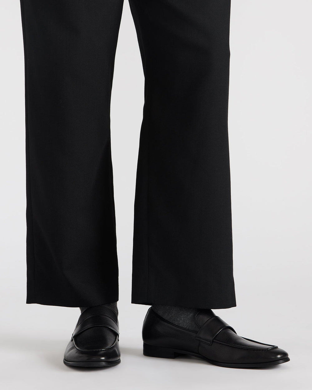 BISCUIT Black Leather Slip-On Men's Dress Loafer | Steve Madden outlet