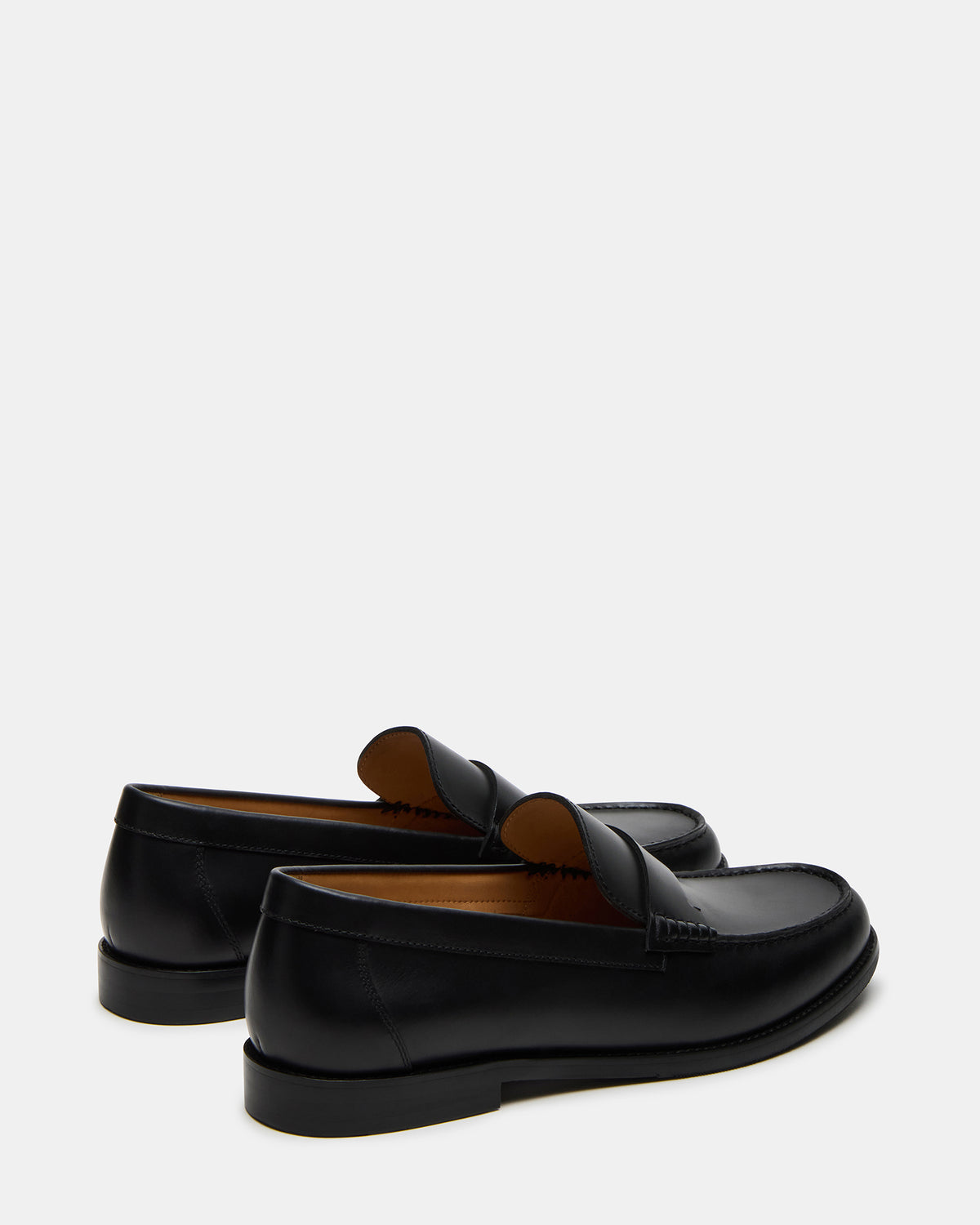 COLVER Black Leather Men's Slip-On Loafer | Steve Madden Sale