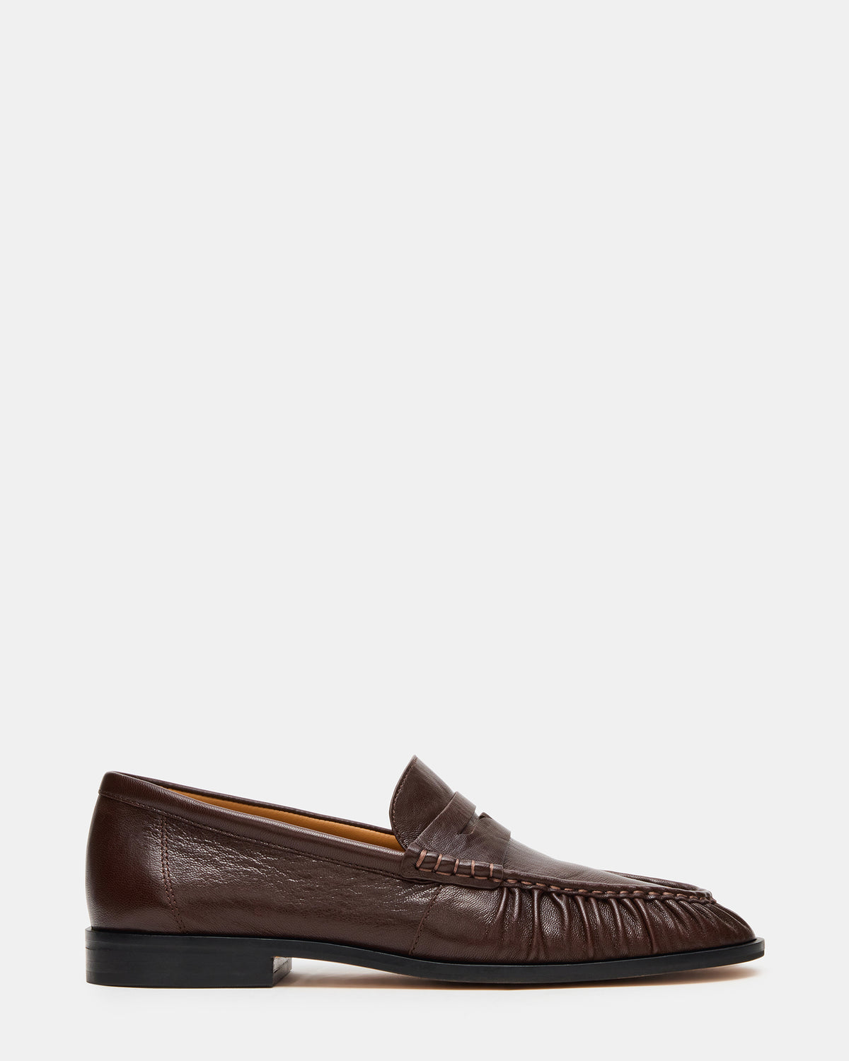 QUINCEY Brown Leather Slip-On Men's Loafer | Steve Madden near me
