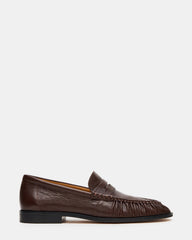 QUINCEY Brown Leather Slip-On Men's Loafer | Steve Madden near me