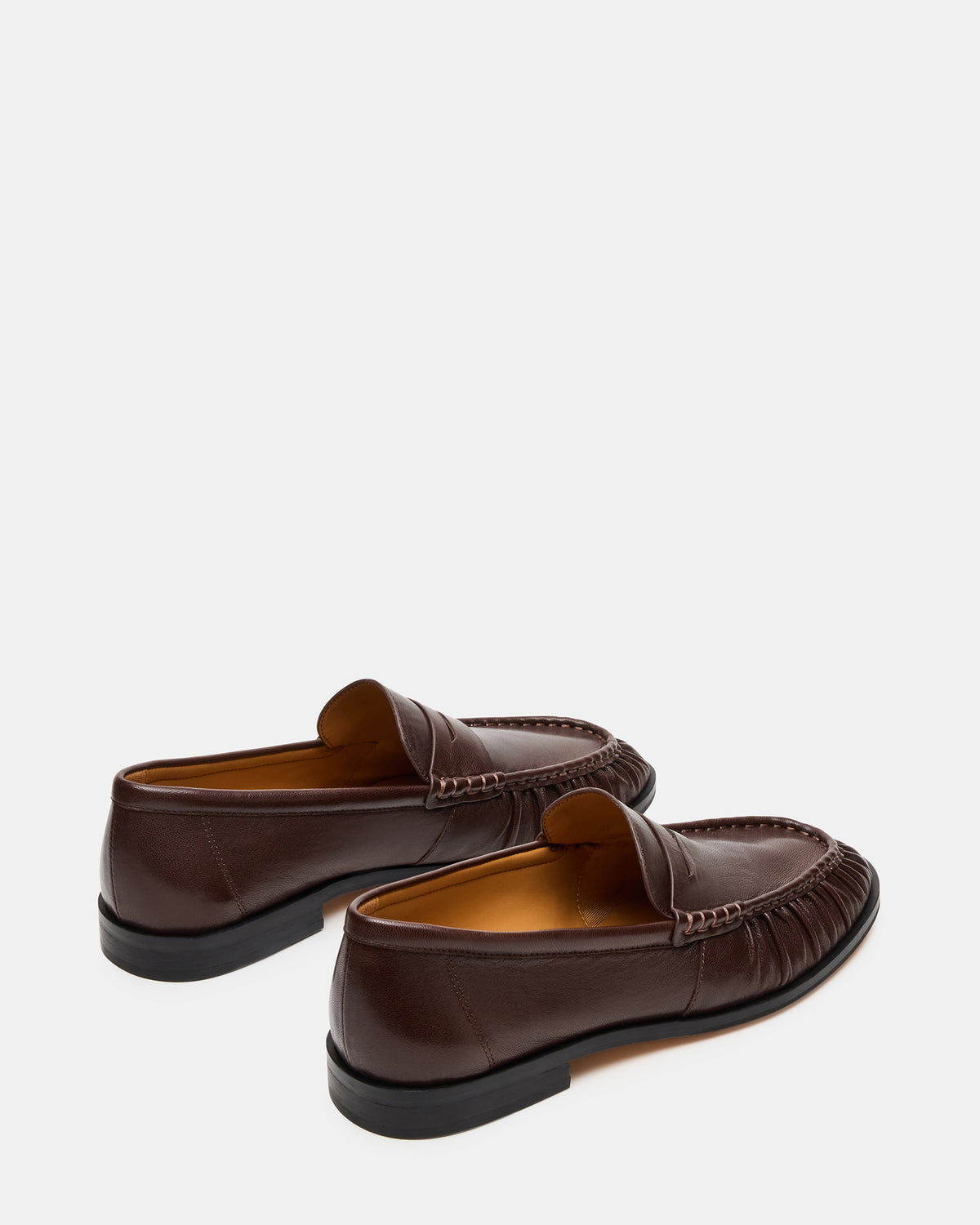 QUINCEY Brown Leather Slip-On Men's Loafer | Steve Madden near me