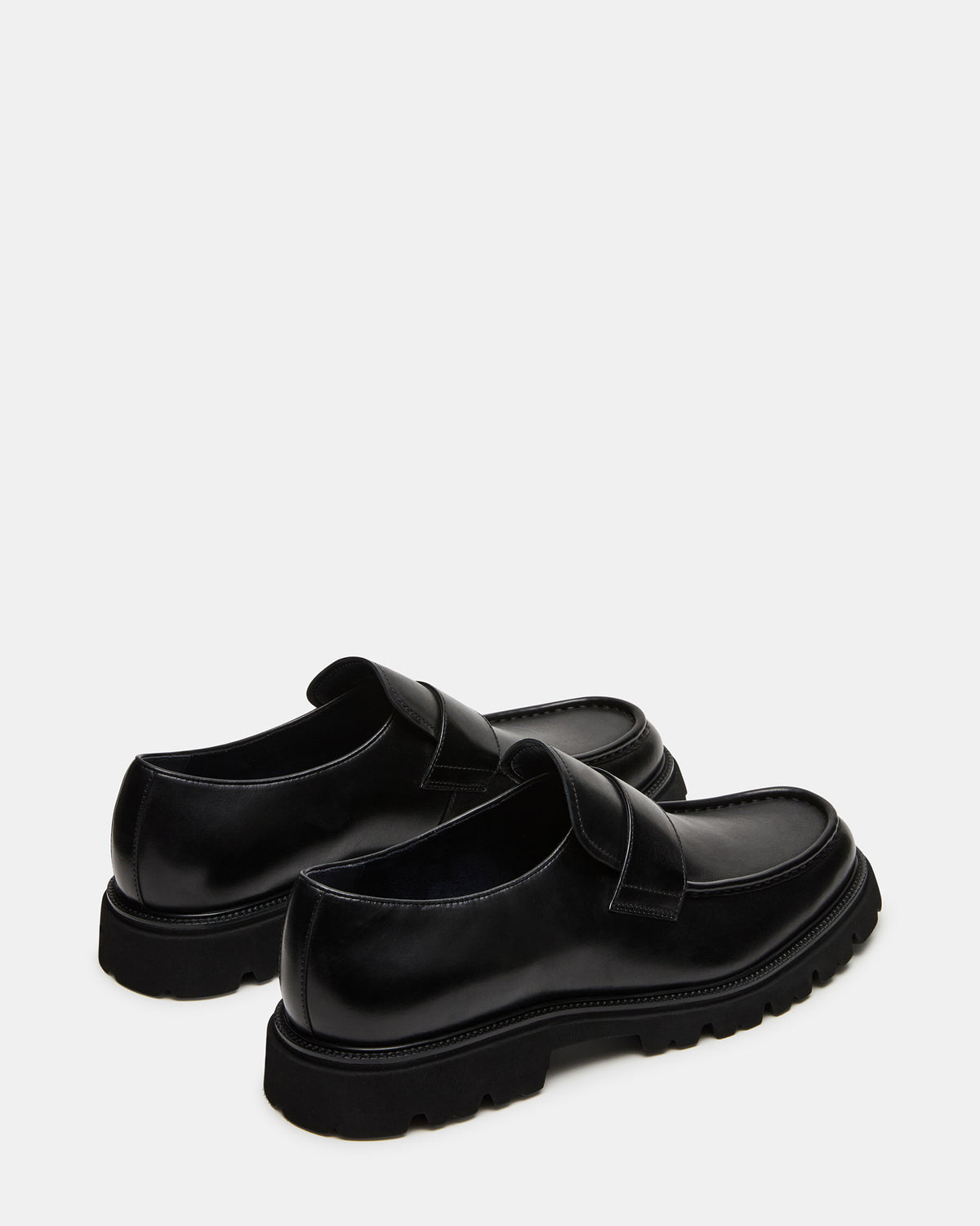RADKIN Black Leather Slip-On Dress Men's Loafer | Steve Madden outlet