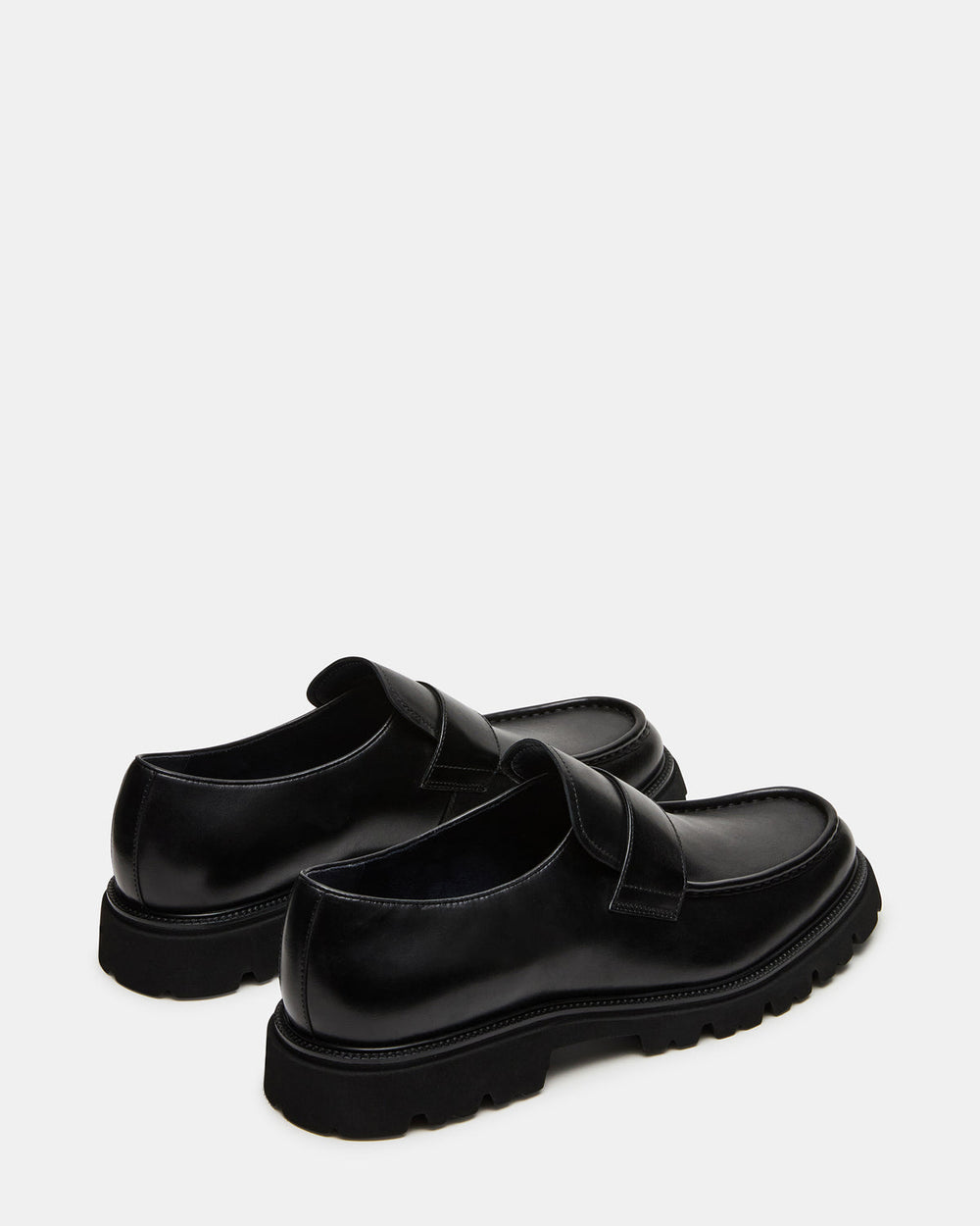 RADKIN Black Leather Slip-On Dress Men's Loafer | Steve Madden outlet