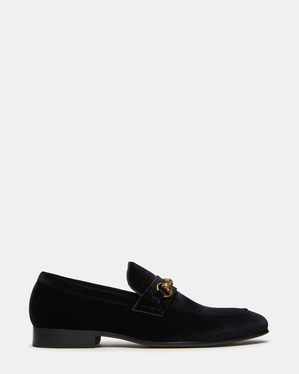JAKIRO Black Velvet Slip-On Dress Men's Loafer | Steve Madden Sale