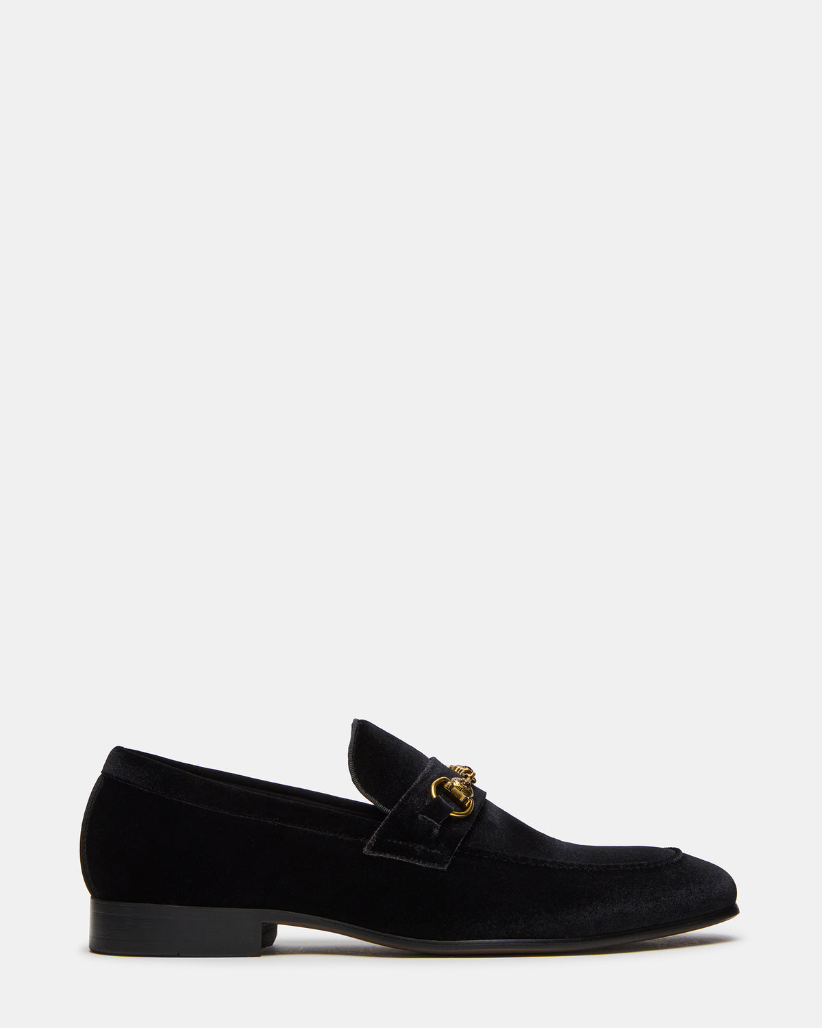 JAKIRO Black Velvet Slip-On Dress Men's Loafer | Steve Madden Sale