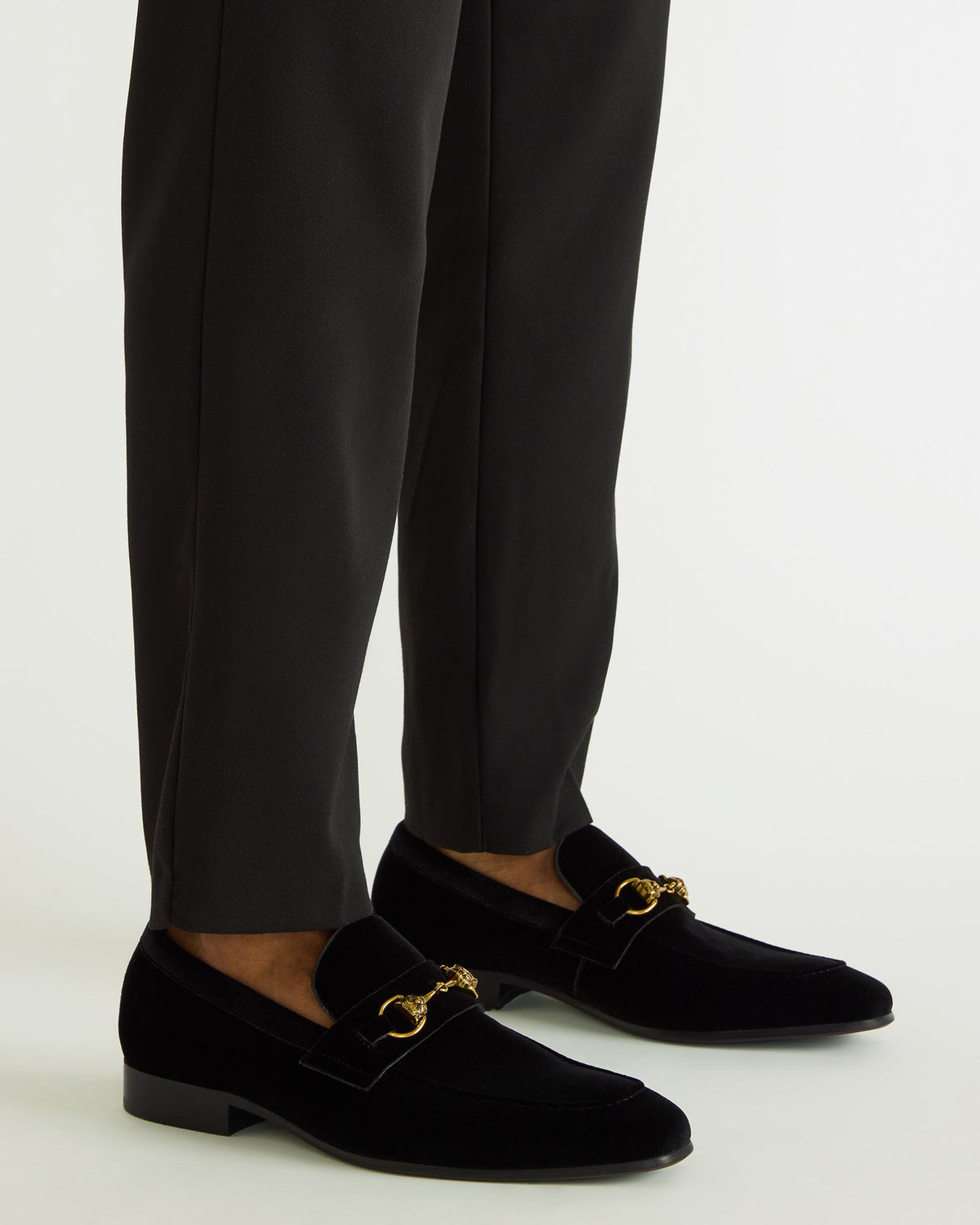 JAKIRO Black Velvet Slip-On Dress Men's Loafer | Steve Madden Sale